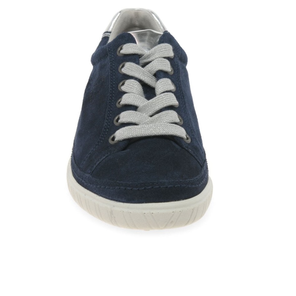 Amulet Baskets Larges Pour Femmes Gabor | Daim Marine Exclusif/argento